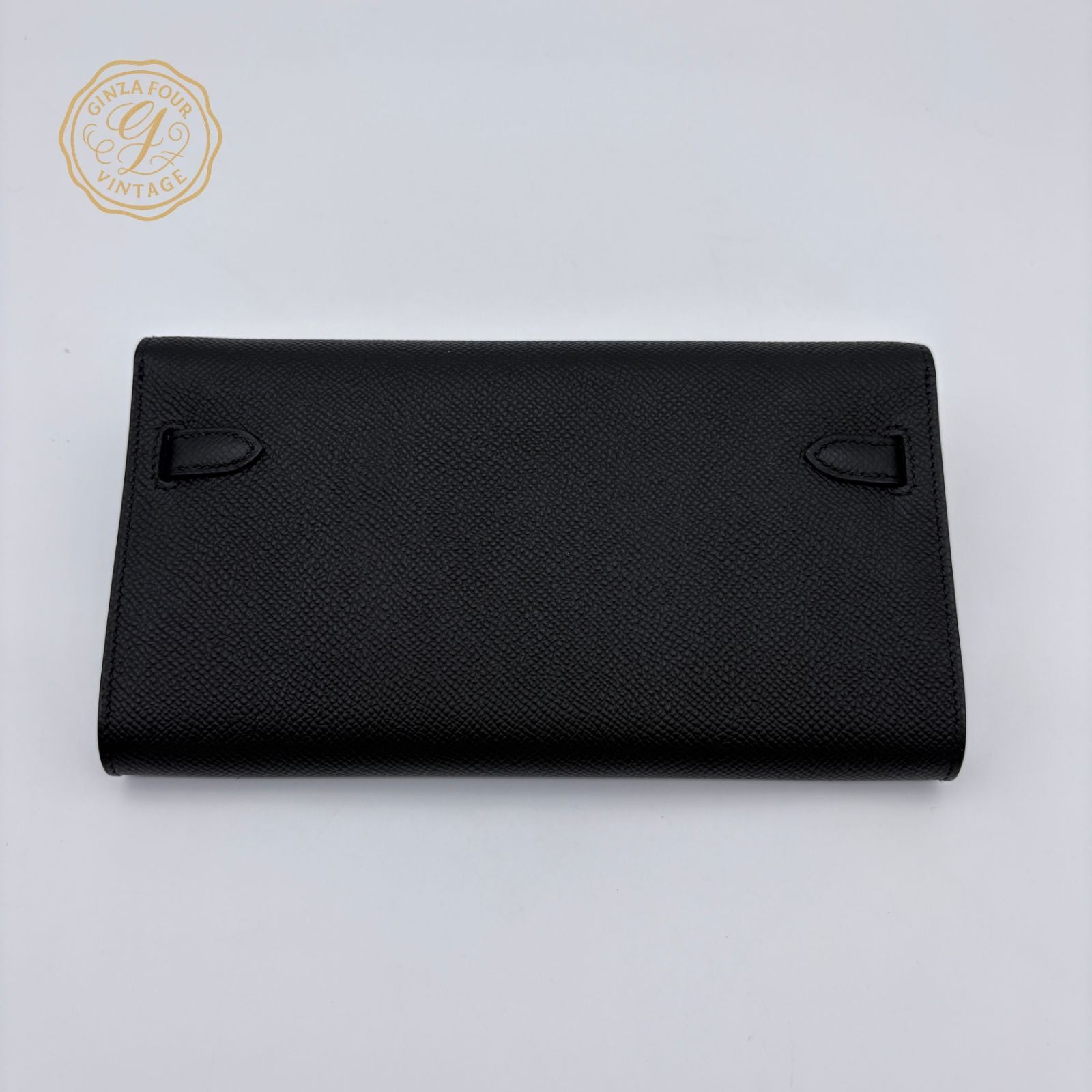 Hermes Kelly Long Tougo Epsom Black Gold — view 2