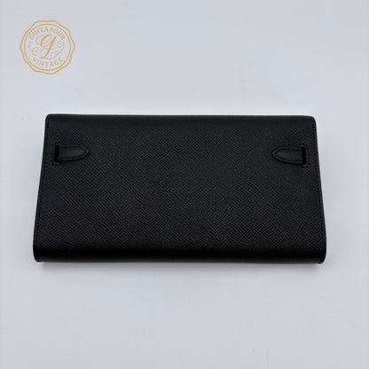 Hermes Kelly Long Tougo Epsom Black Gold — view 2