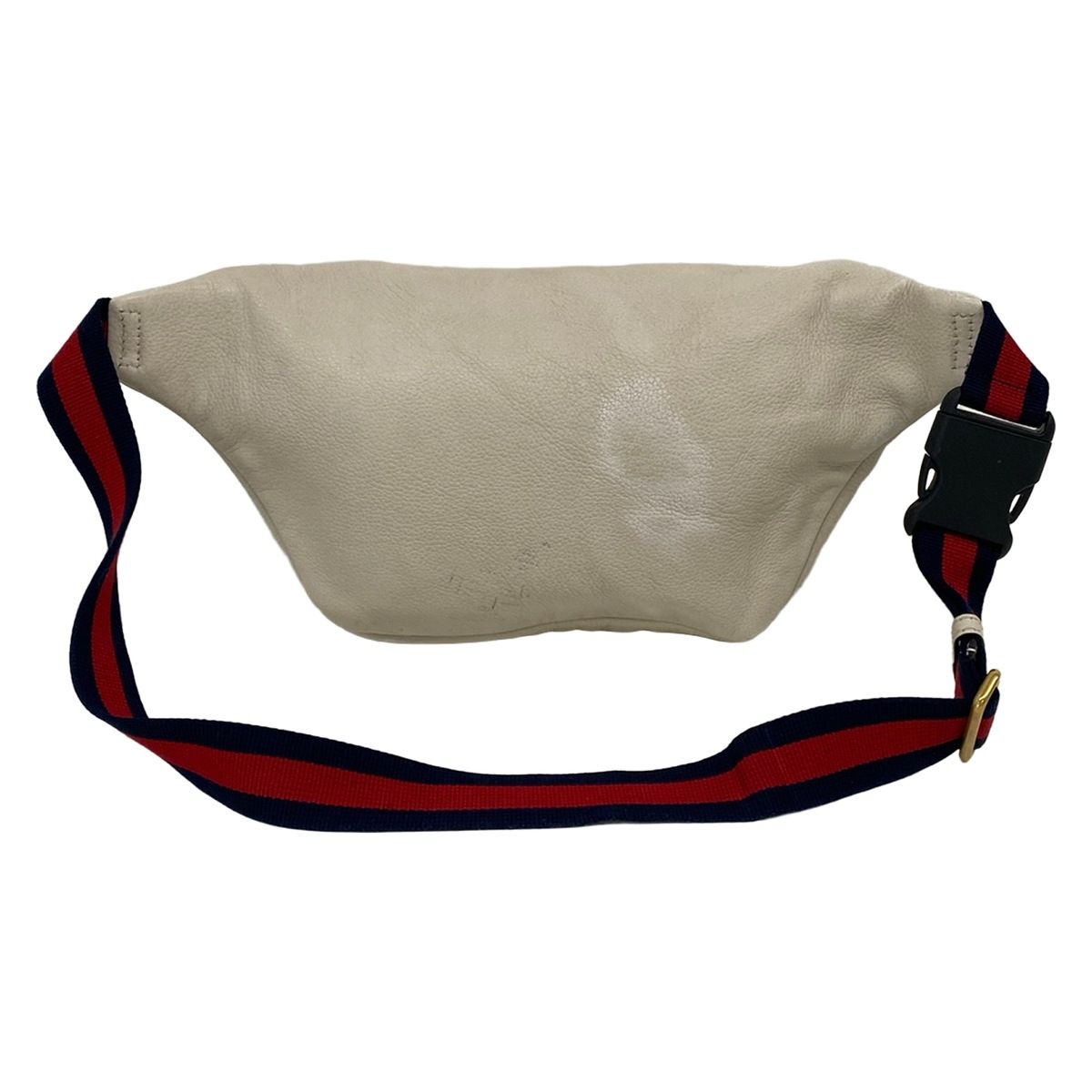 Gucci Waist Pouch Print Ivory Green Multi Leather — view 3