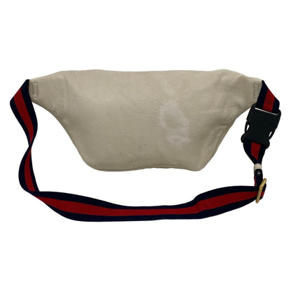 Gucci Waist Pouch Print Ivory Green Multi Leather — view 3