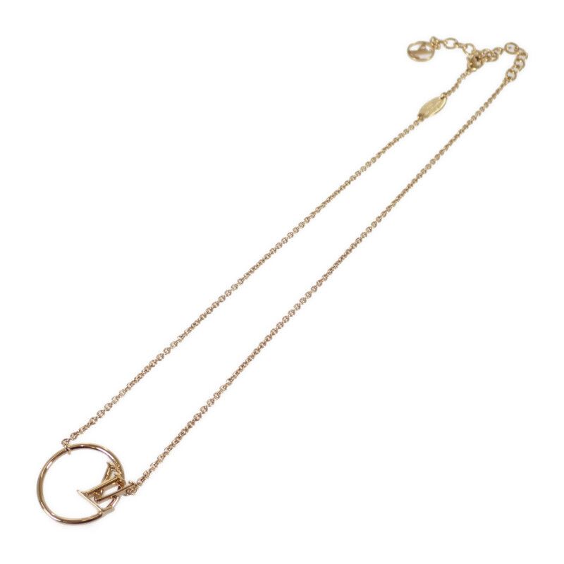 Louis Vuitton LV Eclipse Necklace Metal Gold — view 5