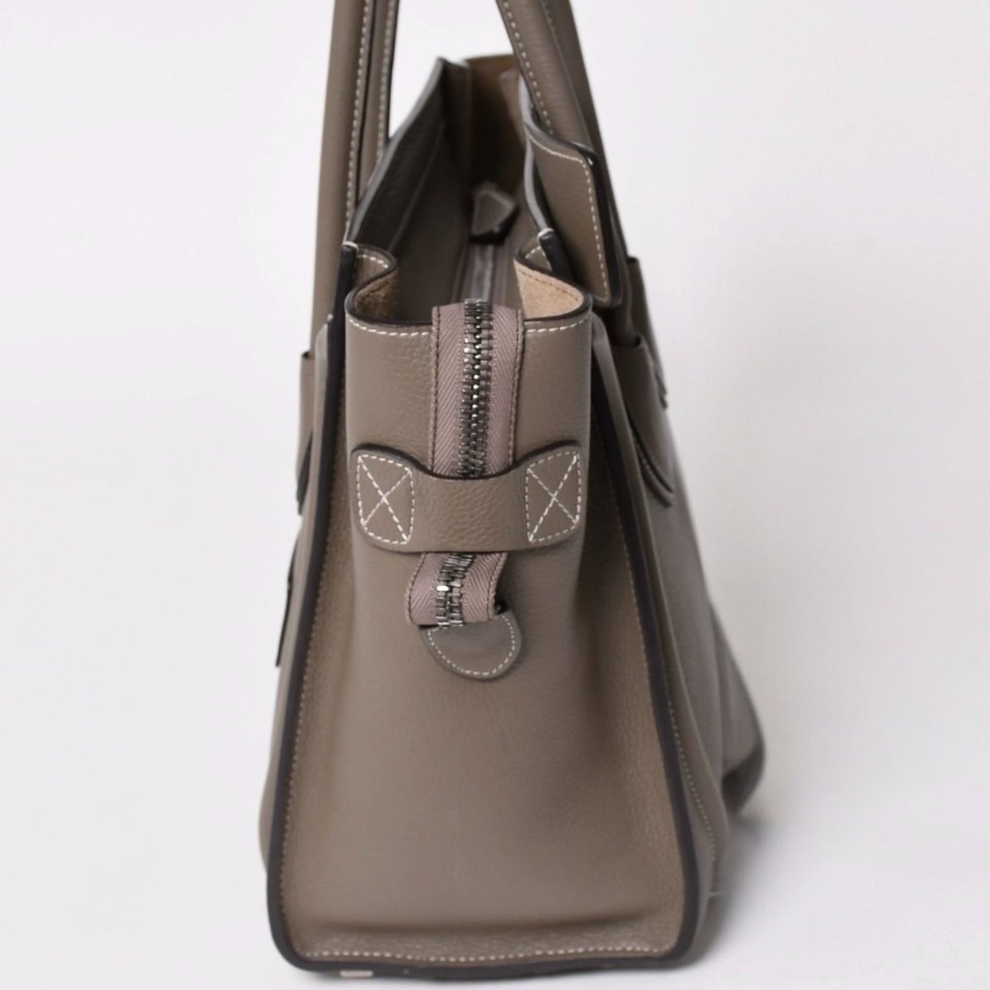 Celine Bag Luggage Micro Slim Gray Handbag Hedi Slimane — view 3