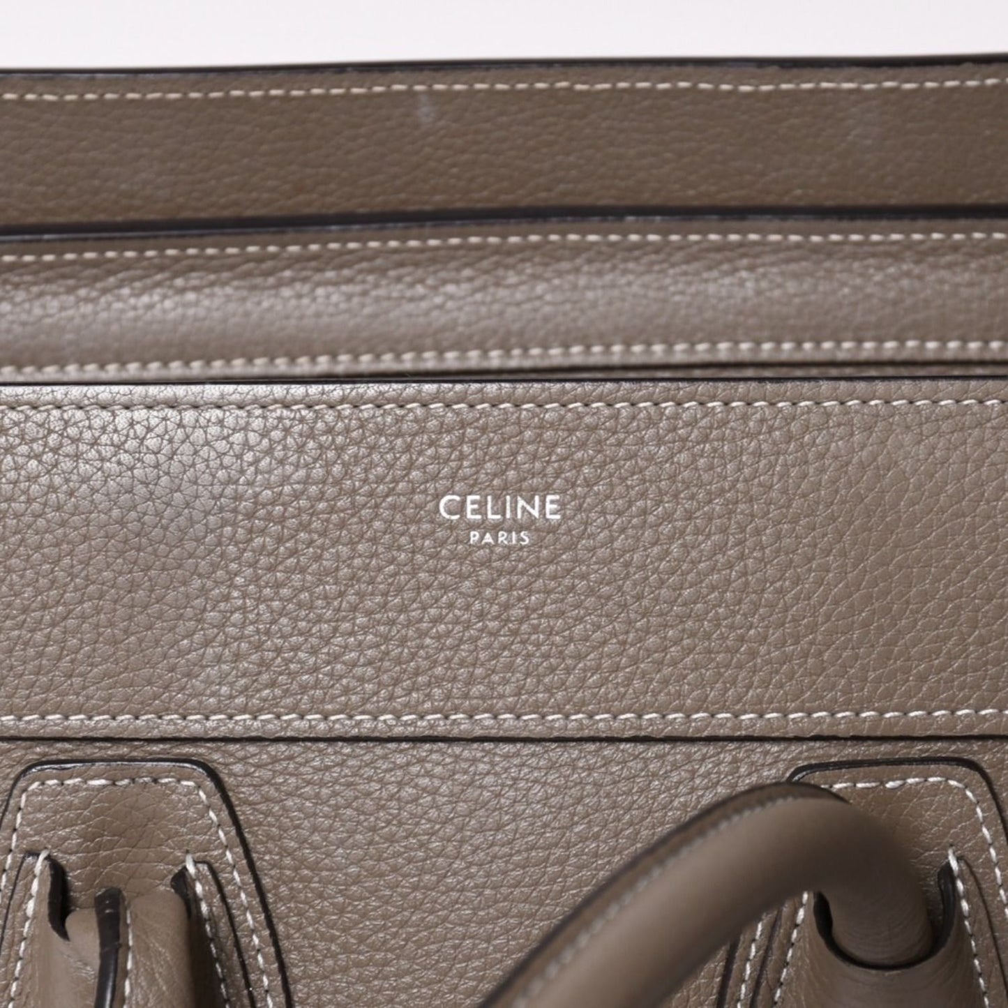 Celine Bag Luggage Micro Slim Gray Handbag Hedi Slimane — view 6
