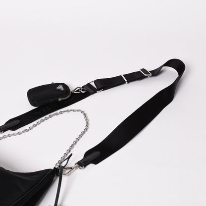 Prada Hobo Nylon Black — view 7
