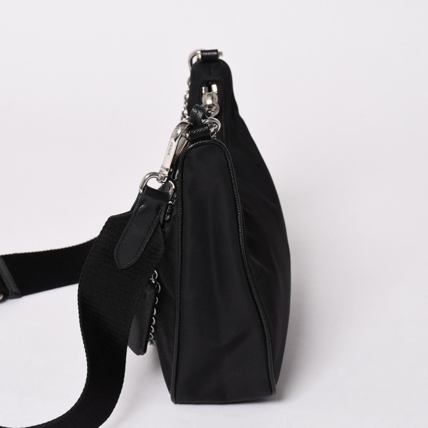 Prada Hobo Nylon Black — view 3