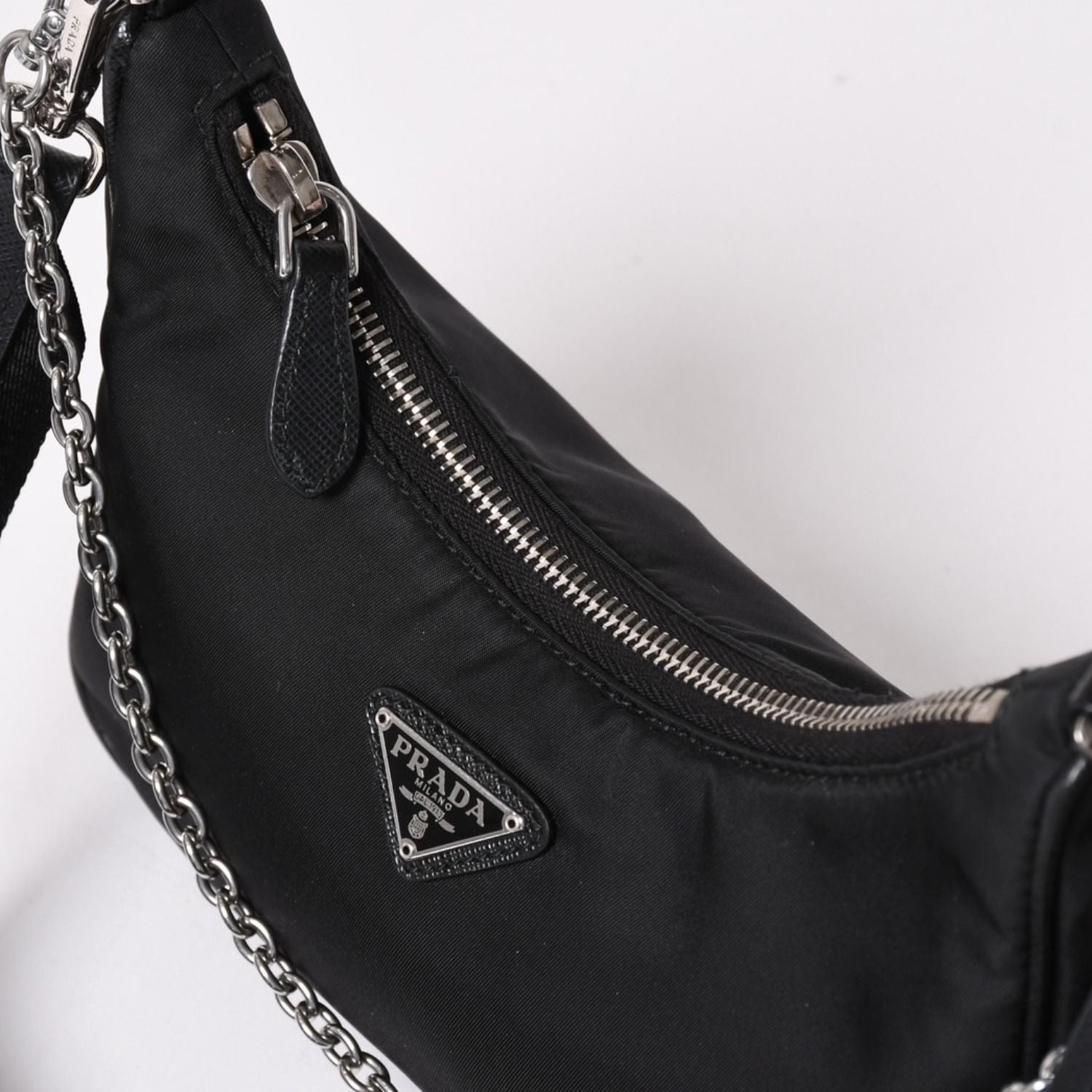 Prada Hobo Nylon Black — view 5