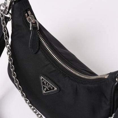 Prada Hobo Nylon Black — view 5