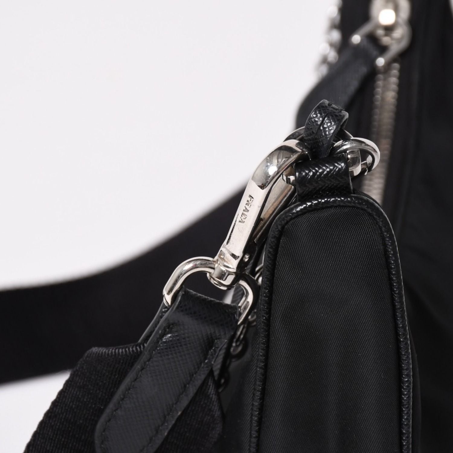 Prada Hobo Nylon Black — view 6