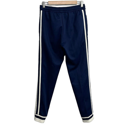 Gucci Pants M Navy White Full Length Waist Togo — view 2