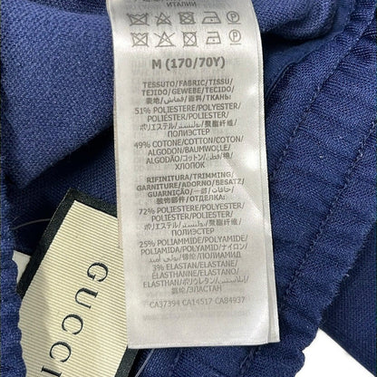 Gucci Pants M Navy White Full Length Waist Togo — view 4