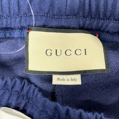 Gucci Pants M Navy White Full Length Waist Togo — view 3