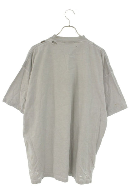 Balenciaga Metal Logo Paint Crush Processing T-Shirt — view 2