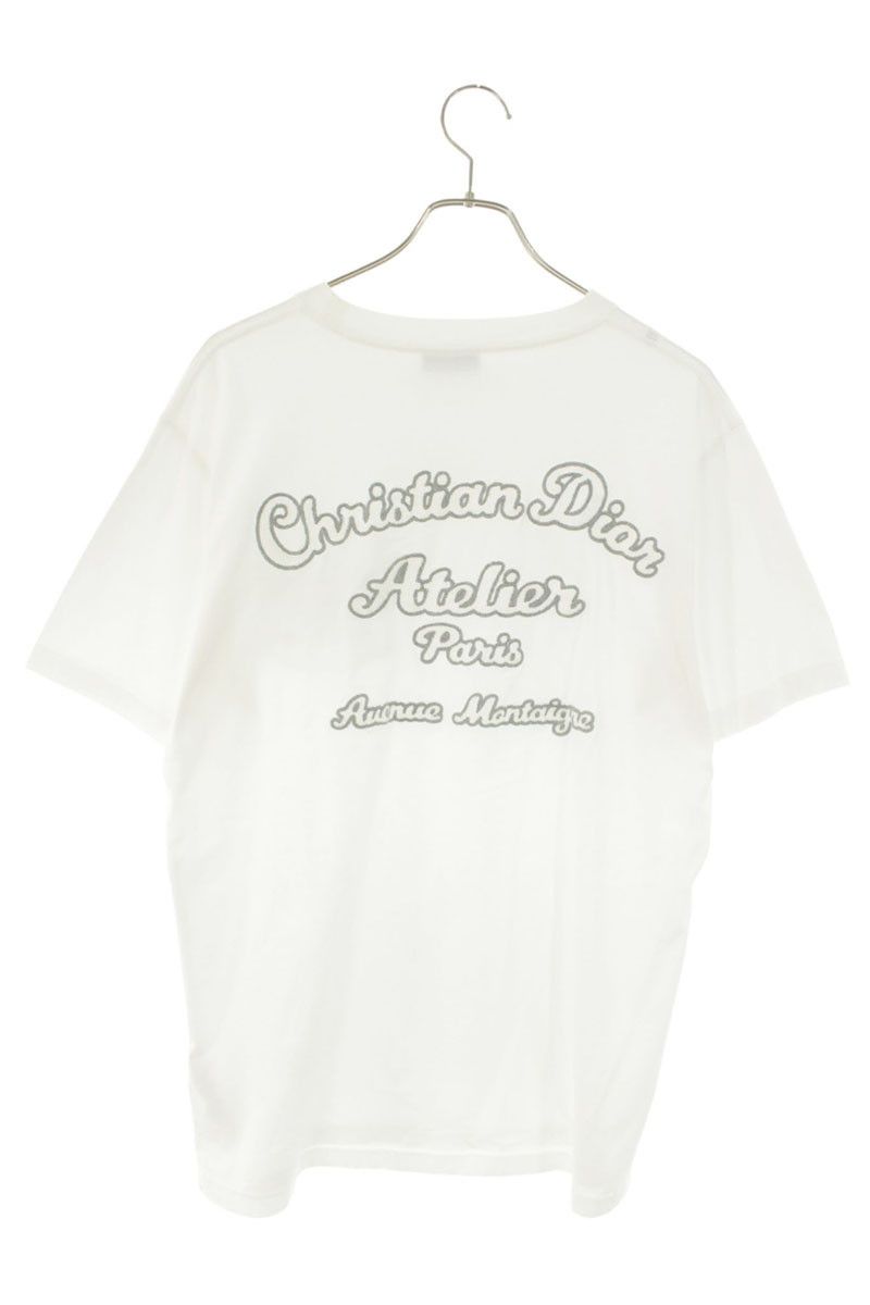 Dior Atelier Logo Embroidery Pocket T-Shirt — view 2