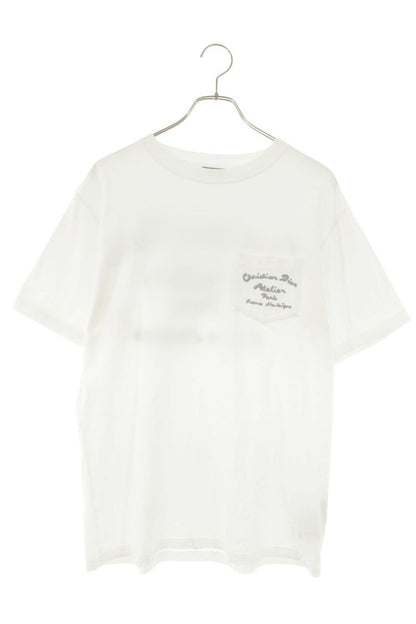 Dior Atelier Logo Embroidery Pocket T-Shirt