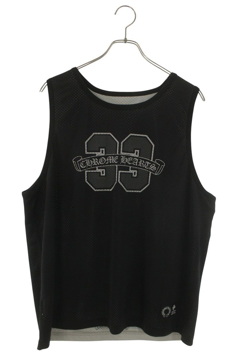Chrome Hearts Mesh Warm UP Jersey Reversible CH Logo Printed Tank