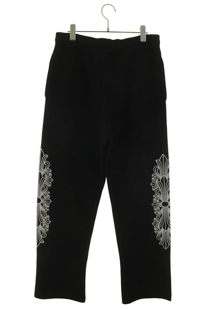 Chrome Hearts Not Floral Embroidery Cashmere Knit Long Pants — view 2