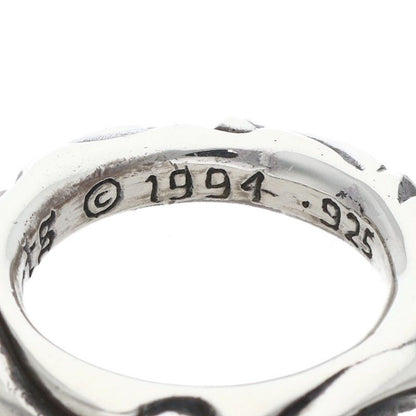 Chrome Hearts Scrl Band Scroll Silver Ring — view 4