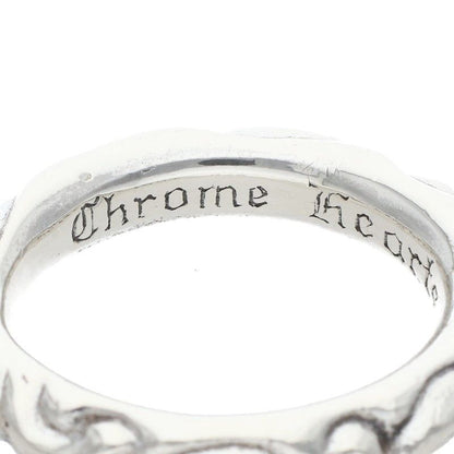 Chrome Hearts Scrl Band Scroll Silver Ring — view 3
