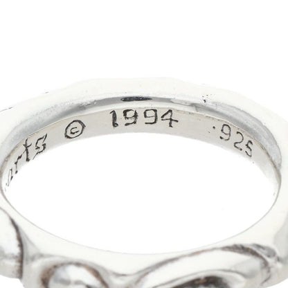 Chrome Hearts Scrl Band Scroll Silver Ring — view 4