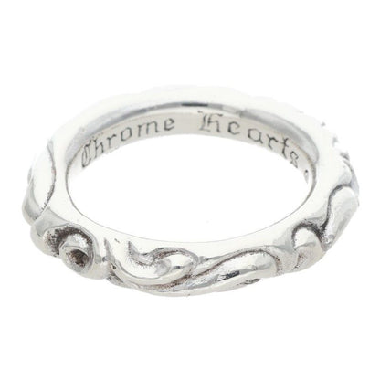 Chrome Hearts Scrl Band Scroll Silver Ring