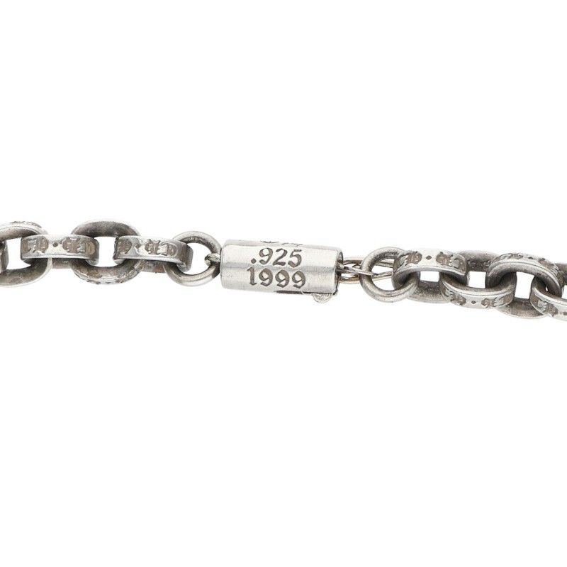 Chrome Hearts Paper Chain 18 Charm Silver Necklace — view 4