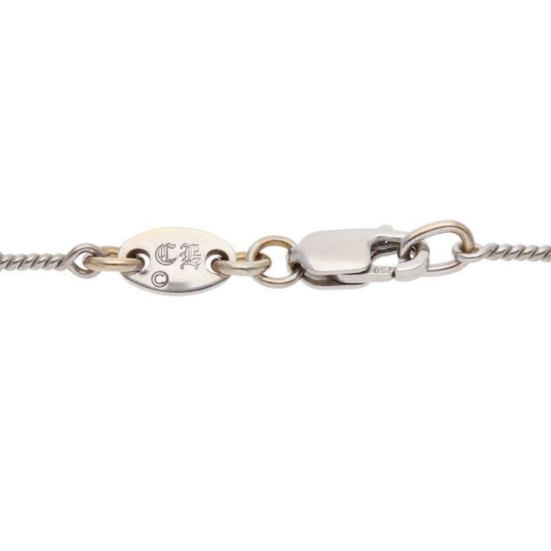 Chrome Hearts Neckchain Twist Chain White Gold Necklace — view 3