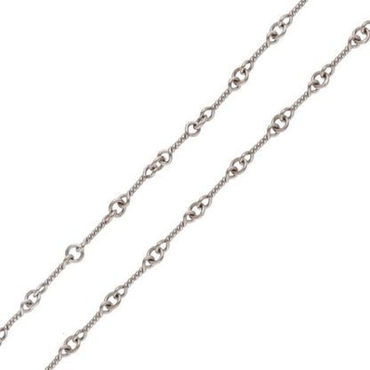 Chrome Hearts Neckchain Twist Chain White Gold Necklace — view 5