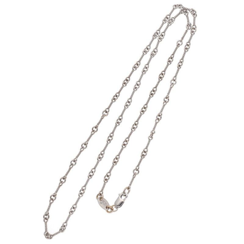 Chrome Hearts Neckchain Twist Chain White Gold Necklace — view 2