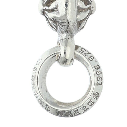 Chrome Hearts Tny CH Crs 1 Ball Tiny CH Cross Charm Silver Pendant — view 3