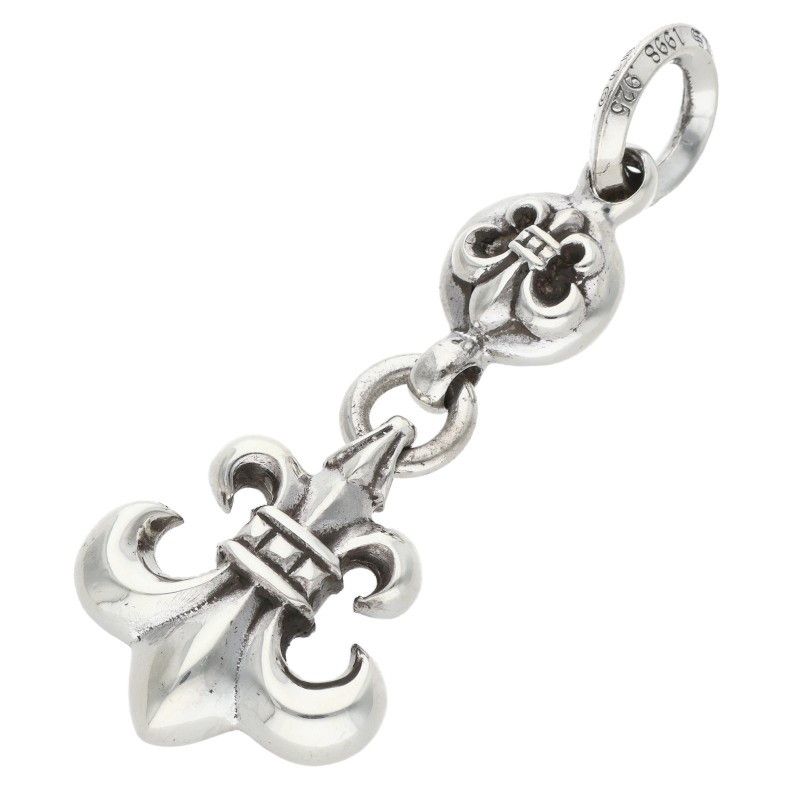 Chrome Hearts BS Fleur BS Flare Charm Silver Pendant