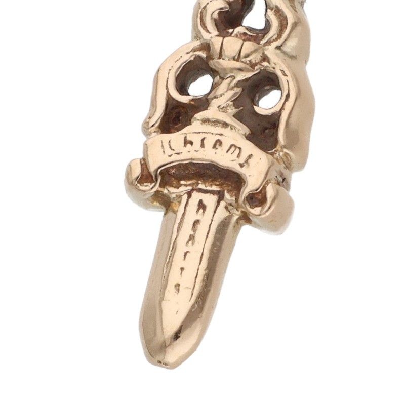 Chrome Hearts 22k Stack Dagger Charm Gold Pendant — view 3