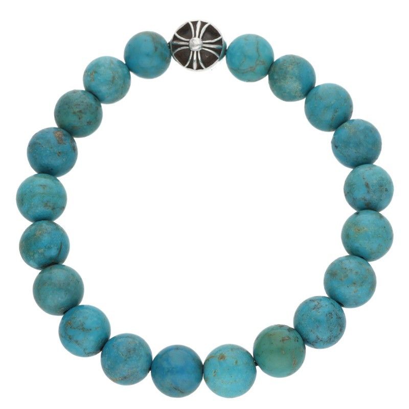 Chrome Hearts 10 Bead Bracelet 10 Turquoise — view 2