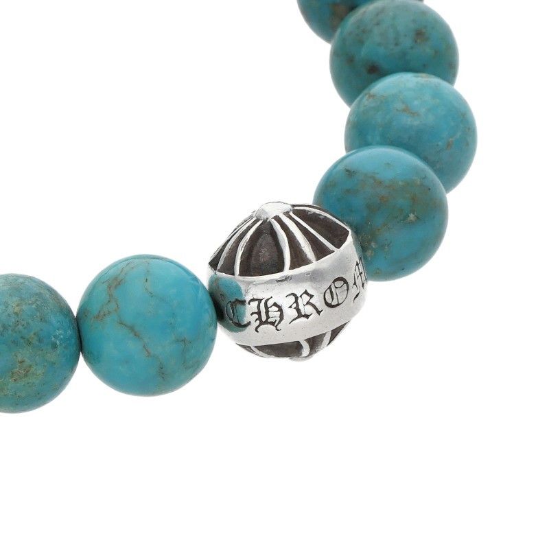 Chrome Hearts 10 Bead Bracelet 10 Turquoise — view 4