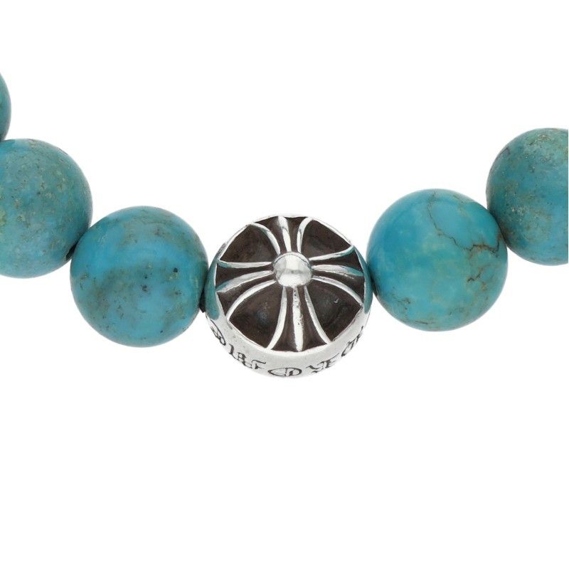 Chrome Hearts 10 Bead Bracelet 10 Turquoise — view 3