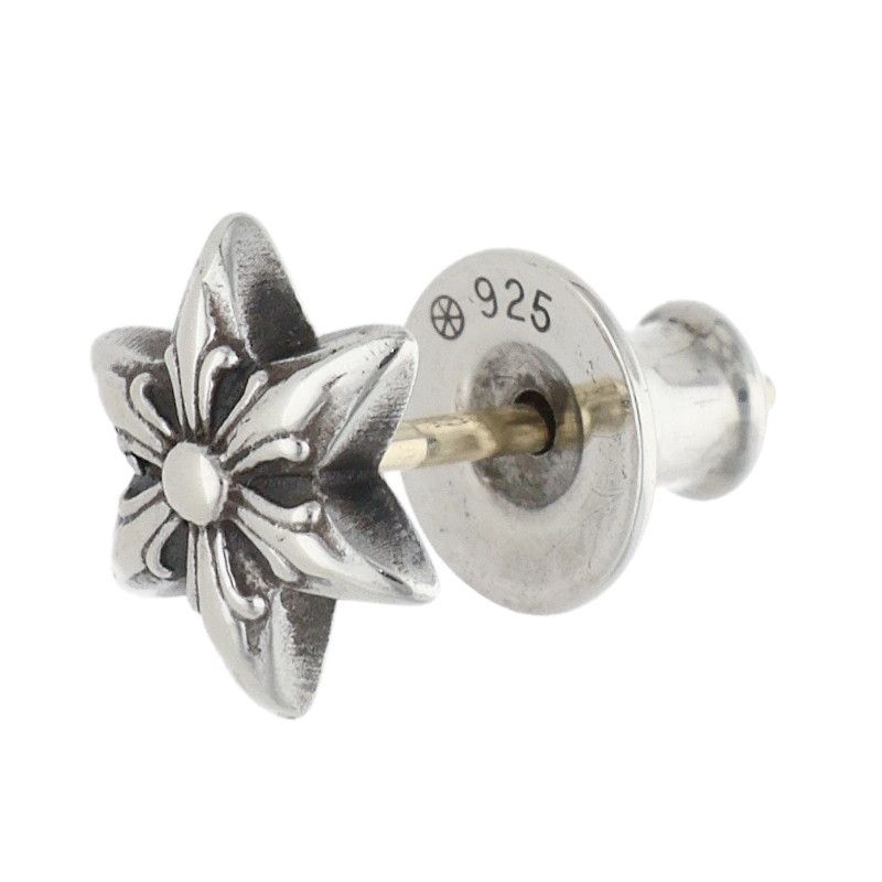 Chrome Hearts CO Star Stud Silver Vintage Earrings