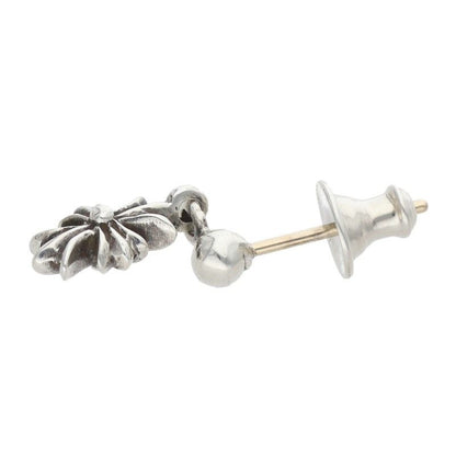 Chrome Hearts Tny CH Pls 1 Tiny Ech Plus Drop Silver Earrings — view 4