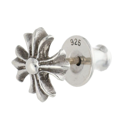 Chrome Hearts No2 CH Pls CH Plus Stud Silver Earrings