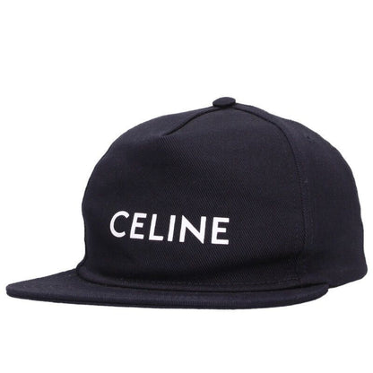 Celine Logo Print Baseball Cap