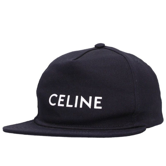 Celine Logo Print Baseball Cap