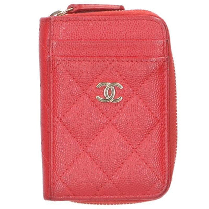 Chanel CC Logo Caviar Leather Coin Case