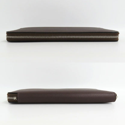 Hermes Azap Long Silk in Mocha Color Zip Around Wallet — view 3