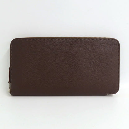 Hermes Azap Long Silk in Mocha Color Zip Around Wallet — view 2