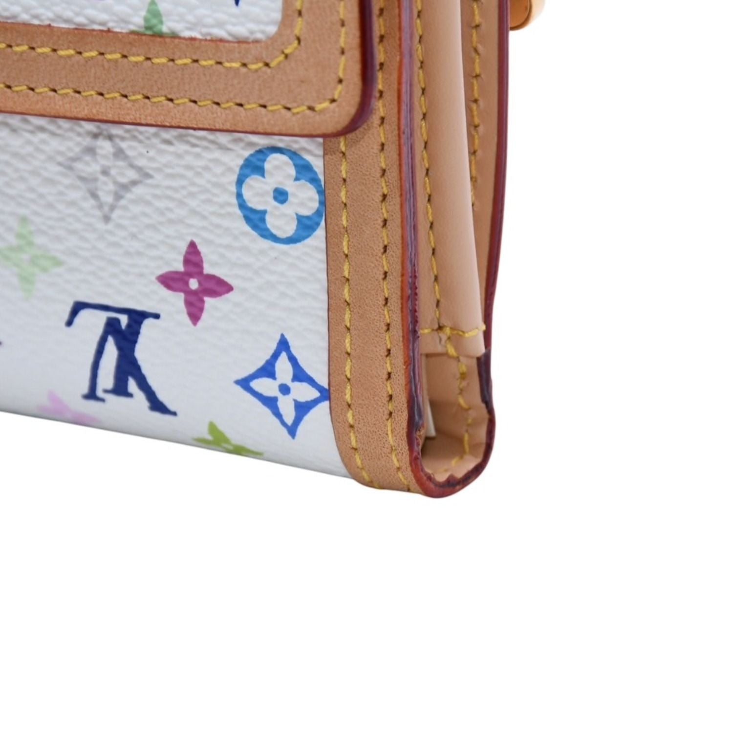 Louis Vuitton Wallet Porte Monnaie Billets Cartes Credit Monogram Multicolor — view 6