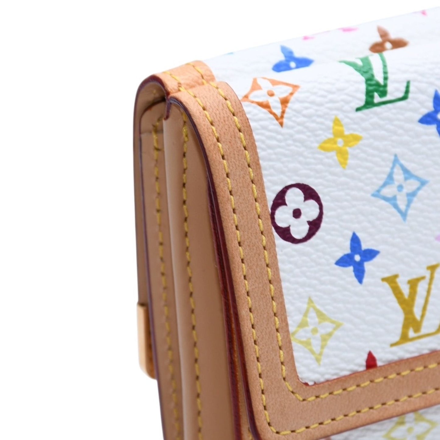 Louis Vuitton Wallet Porte Monnaie Billets Cartes Credit Monogram Multicolor — view 7