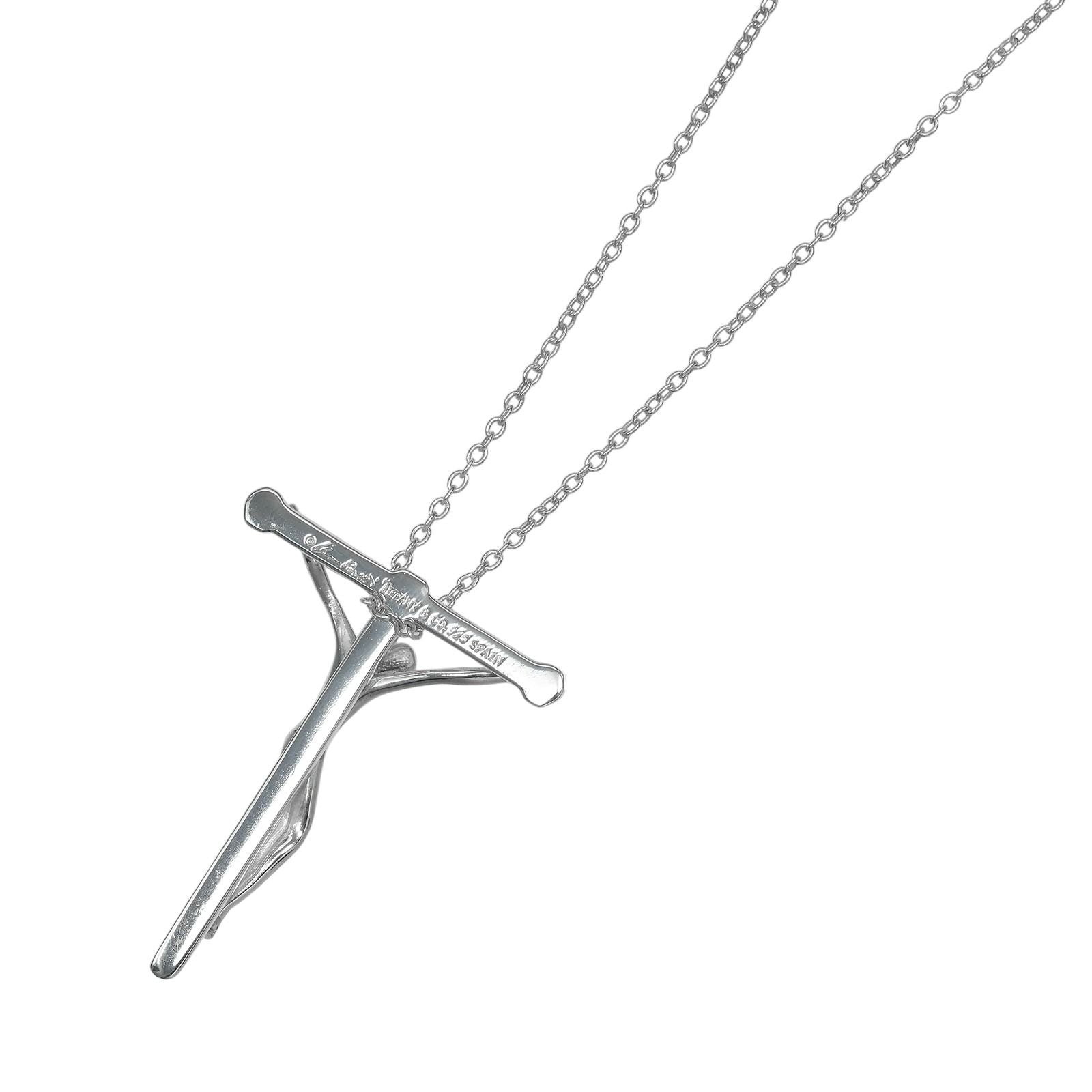 Tiffany & Co Crucifix Small Rosary Cross Vintage Elsa Peretti 925 Sterling — view 3