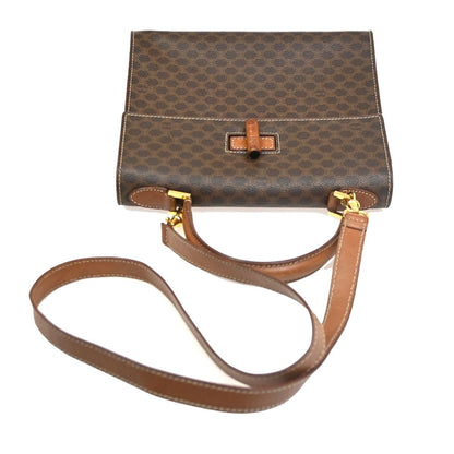 Celine 2-Way Bag Brown Leather — view 5