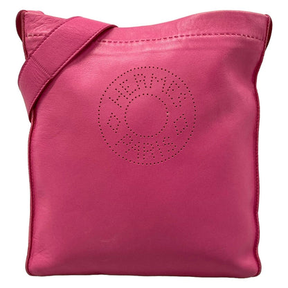 Hermes Shoulder Bag Pink Lambskin