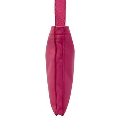 Hermes Shoulder Bag Pink Lambskin — view 4