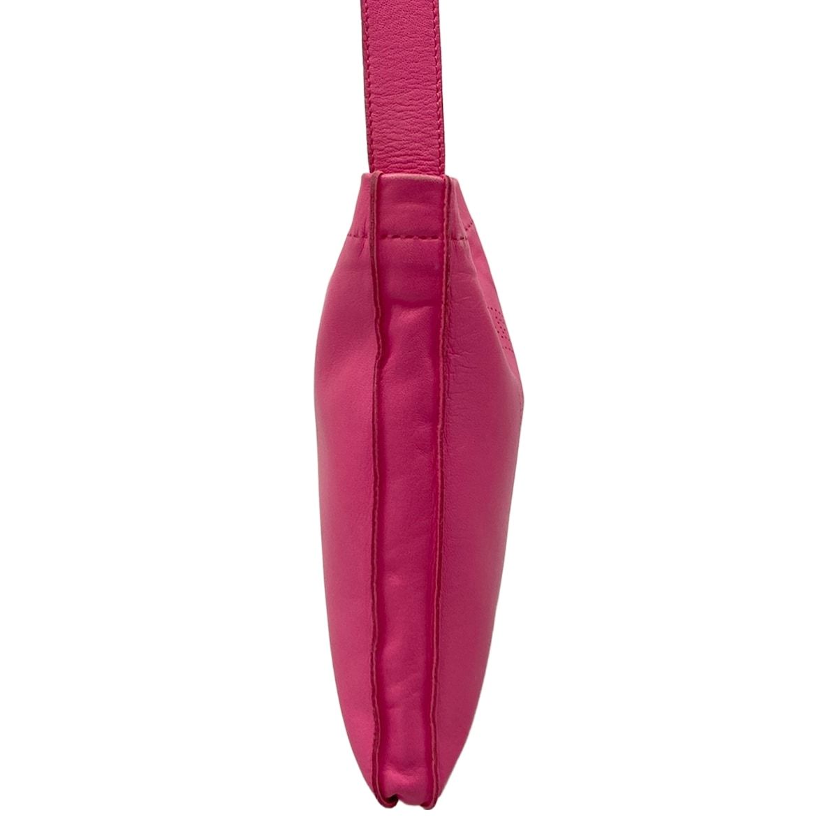 Hermes Shoulder Bag Pink Lambskin — view 2