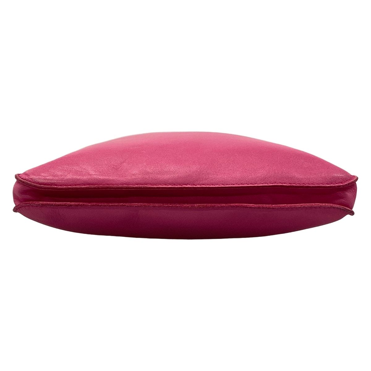 Hermes Shoulder Bag Pink Lambskin — view 5